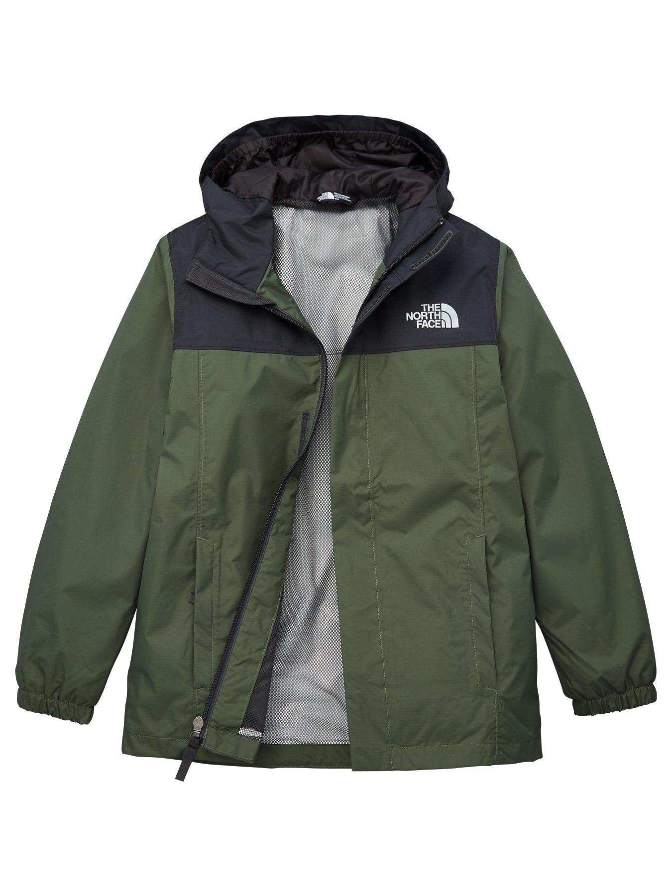 boys north face rain coat