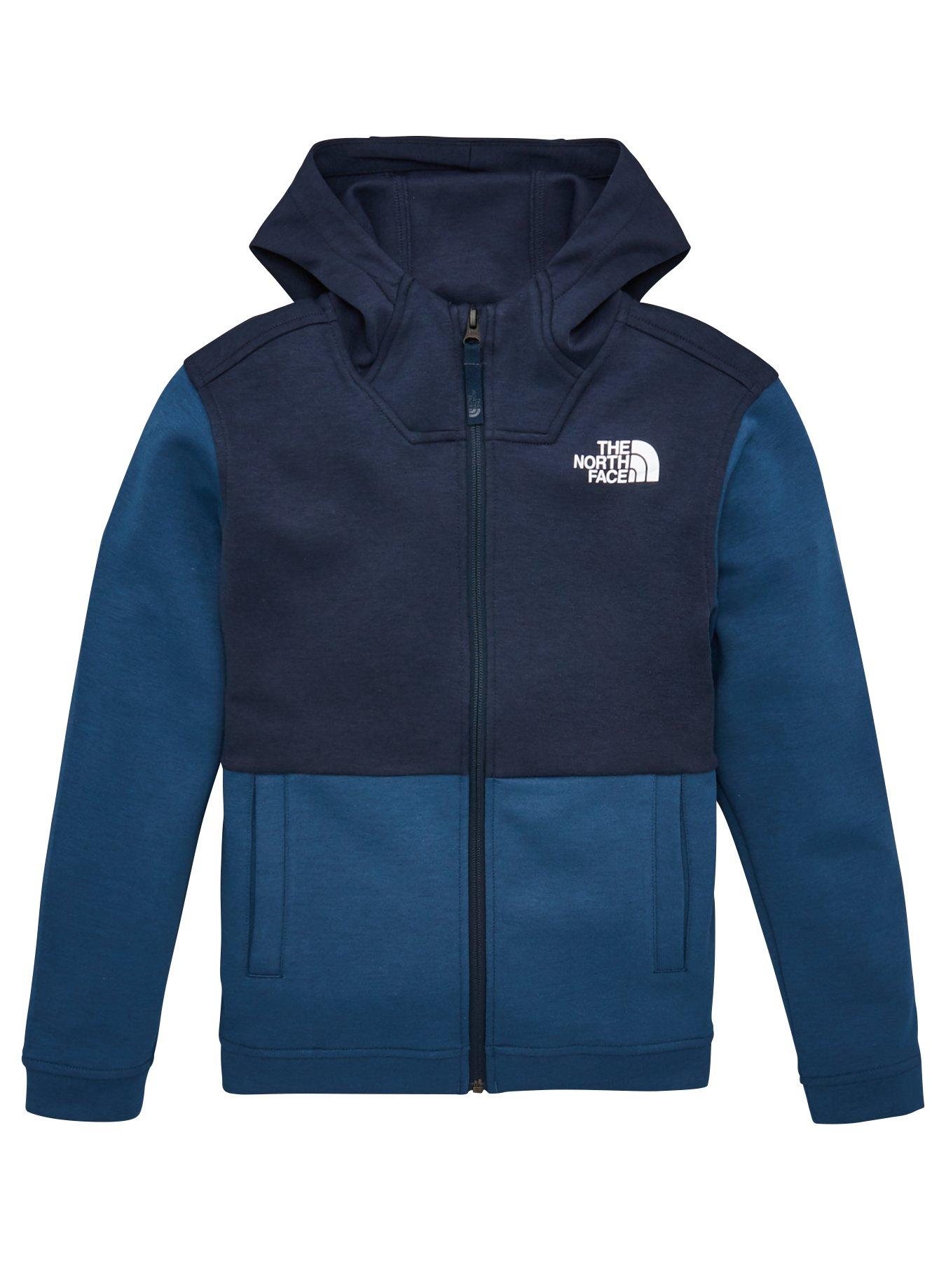 the north face slacker full zip hoodie junior