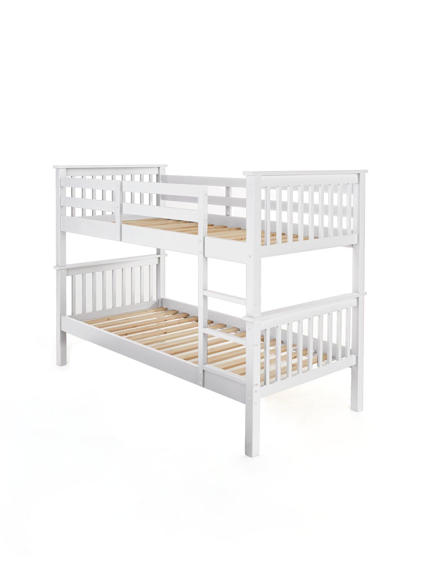 Image 7 of 7 of Very Home Novara Bunk Bed with Mattress Options (Buy &amp; SAVE!) - White - FSC&reg; Certified