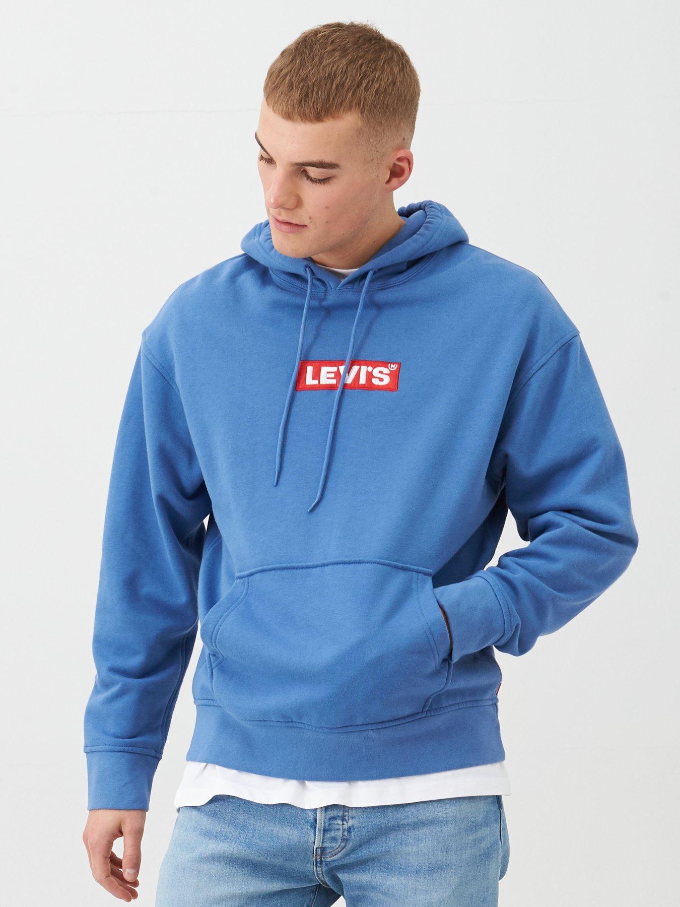 blue levi hoodie