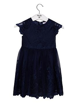 chi chi london Chi Chi London Girls April Dress - Navy Picture