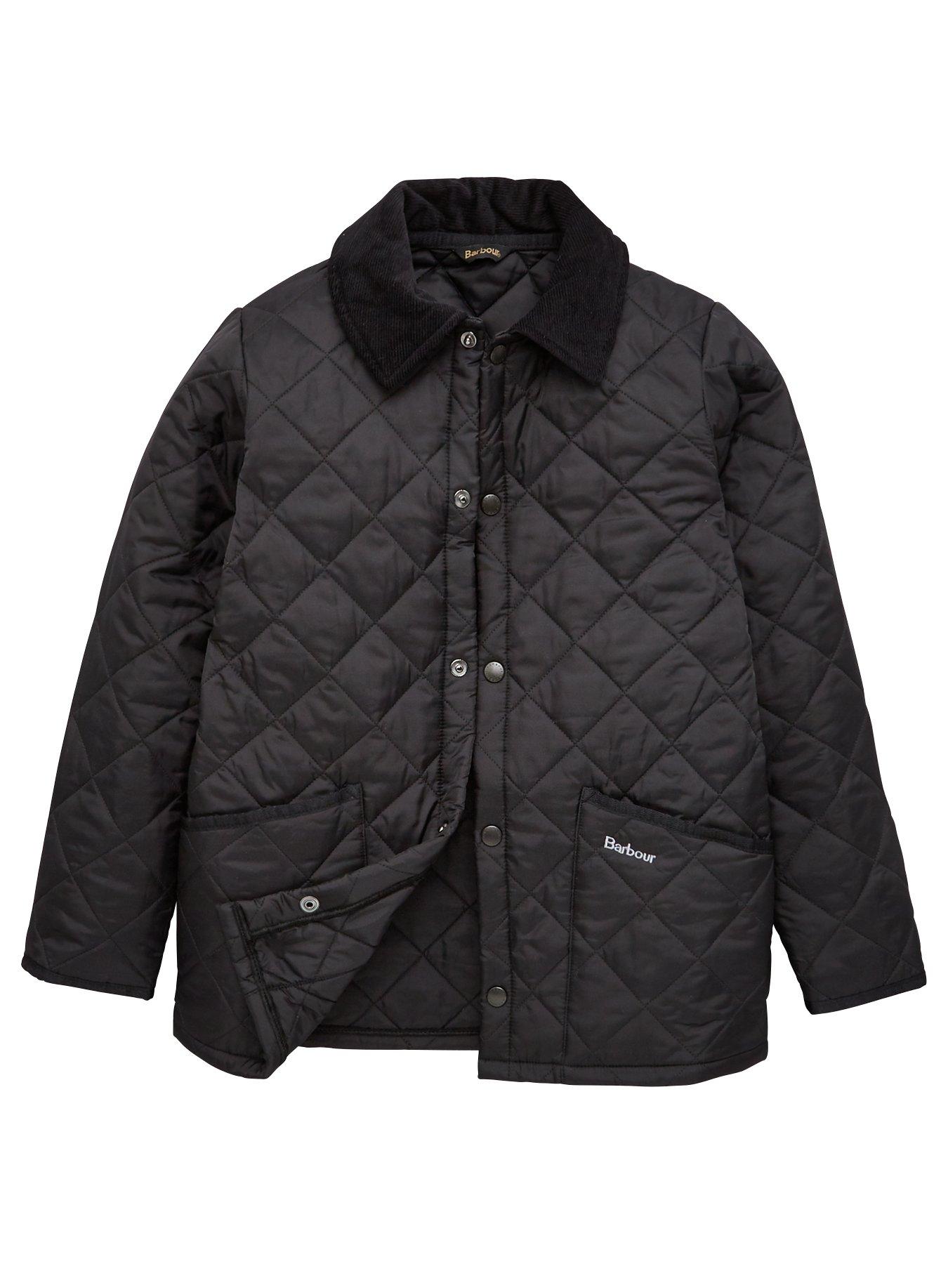 Boys Liddesdale Quilted Jacket Black