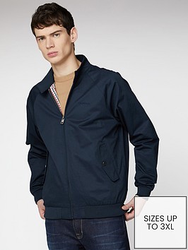 ben-sherman-signature-harrington-jacket-dark-navy