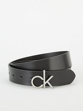 Calvin Klein Calvin Klein Re-Lock 3Cm Leather Belt - Black Picture