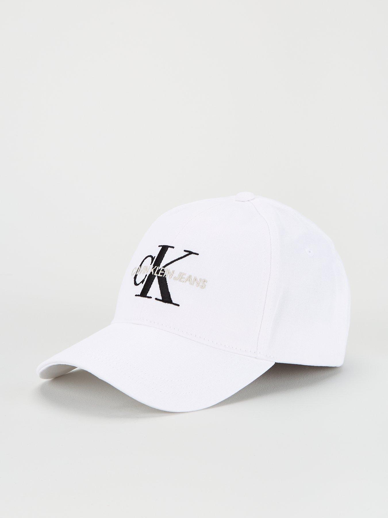 white calvin klein hat