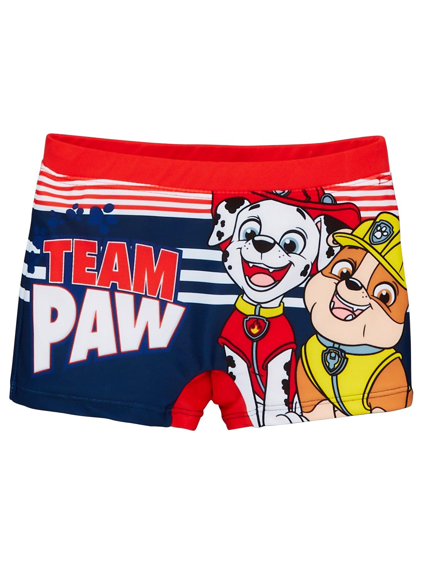 paw patrol swim shorts