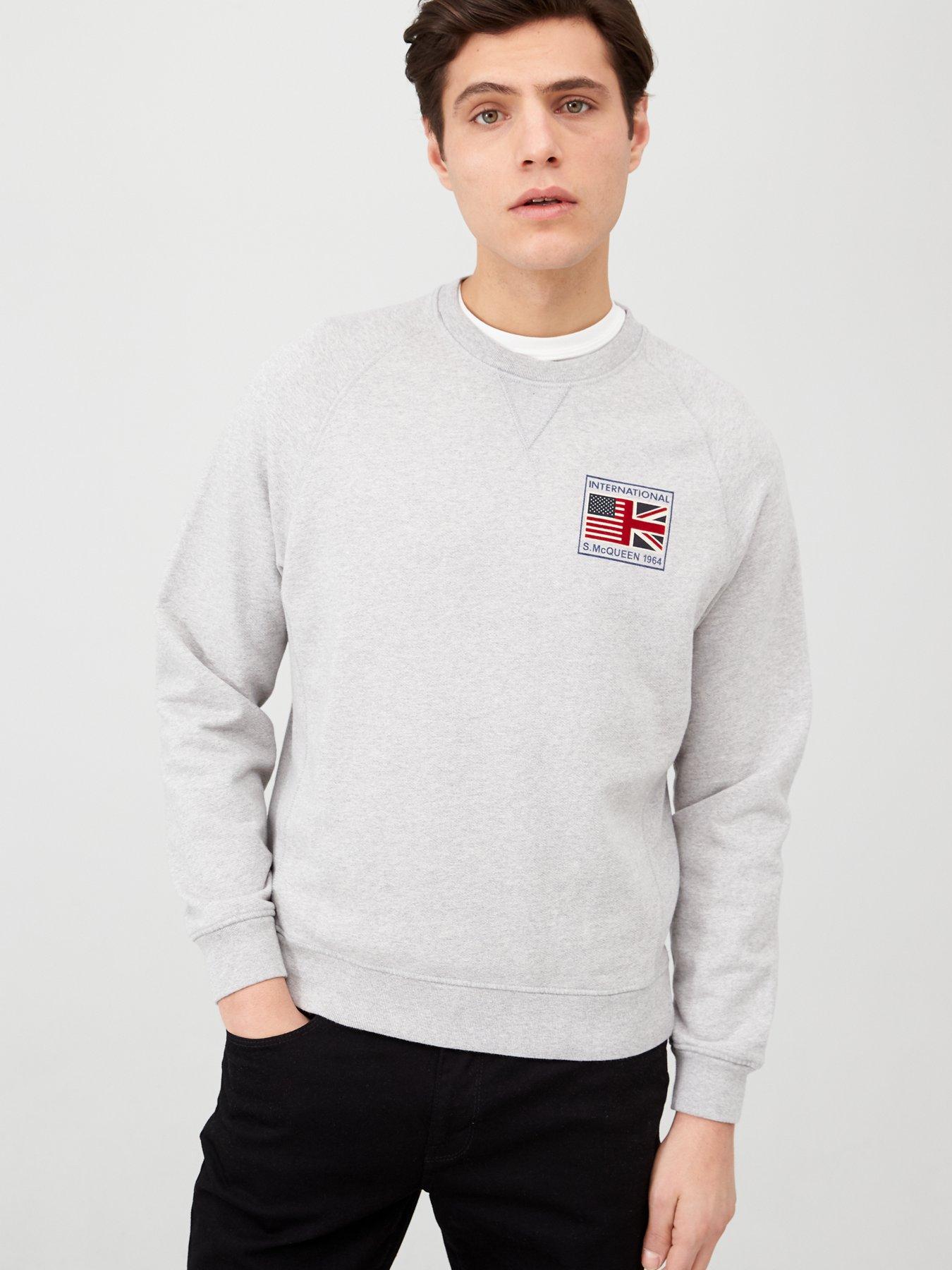barbour international sweatshirt grey