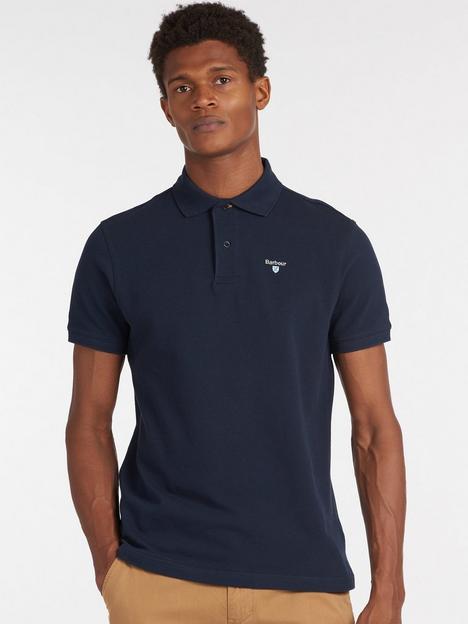 barbour-sports-polo-navy