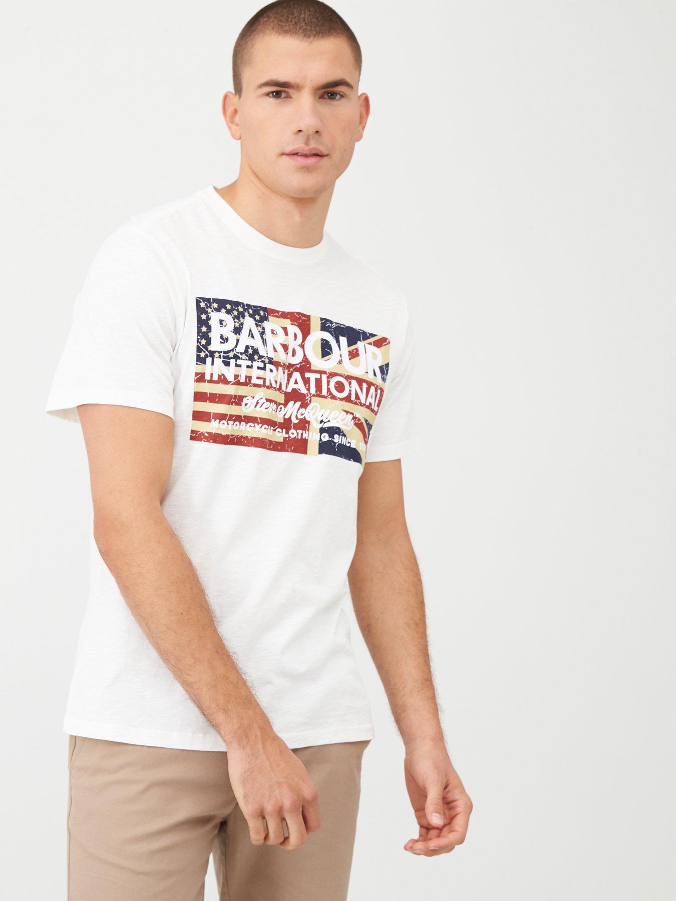 barbour t shirt white