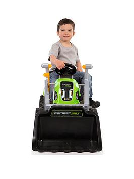 Smoby Smoby Green Tractor With Scoop And Trailer Picture