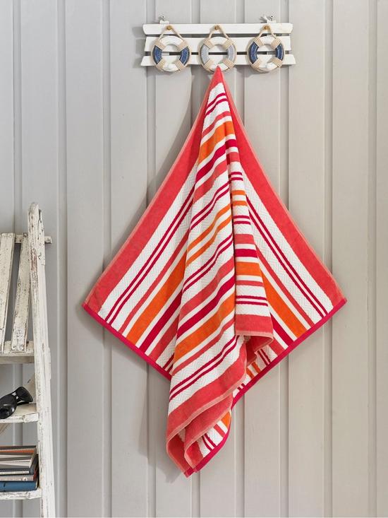 stillFront image of deyongs-marbiellenbspcotton-beach-towel--nbsppink