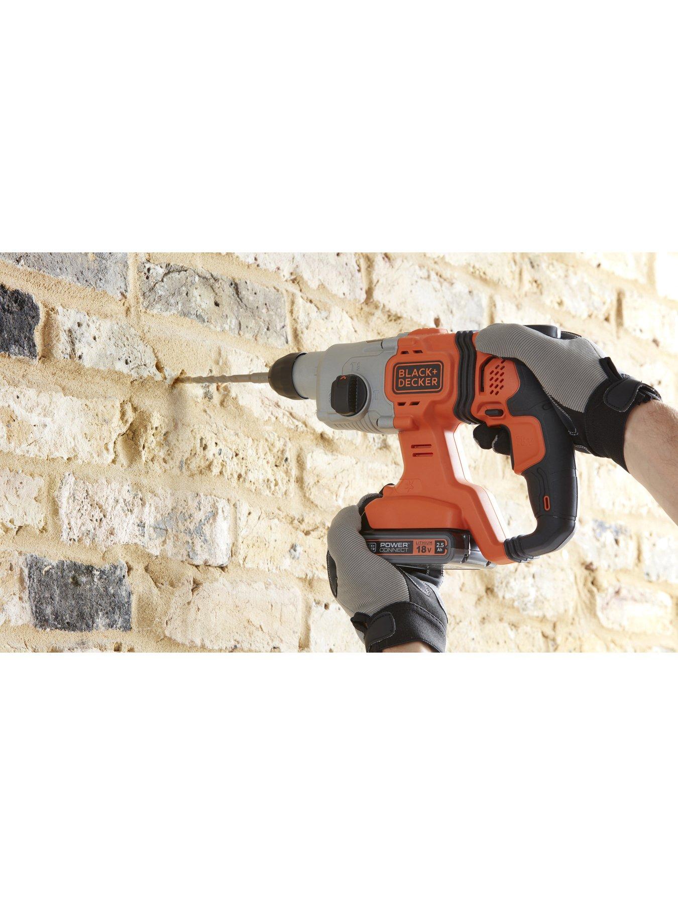 Black Decker 18V SDS Drill BCD900E2K GB littlewoods