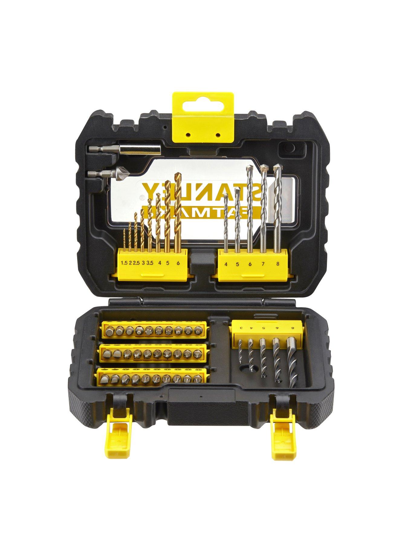  image of stanley-fatmax-50-piece-drilling-and-screwdriving-set-sta88542-xj