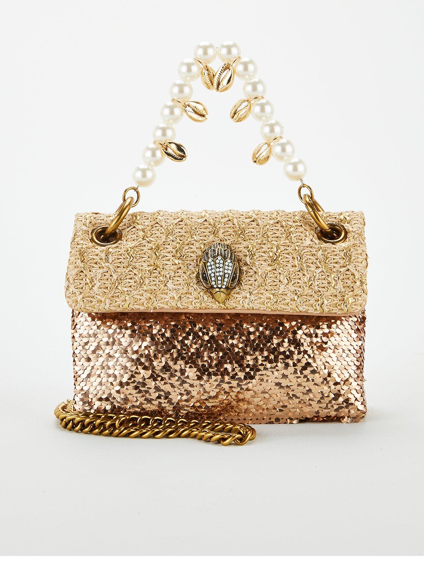 kurt geiger gold bag