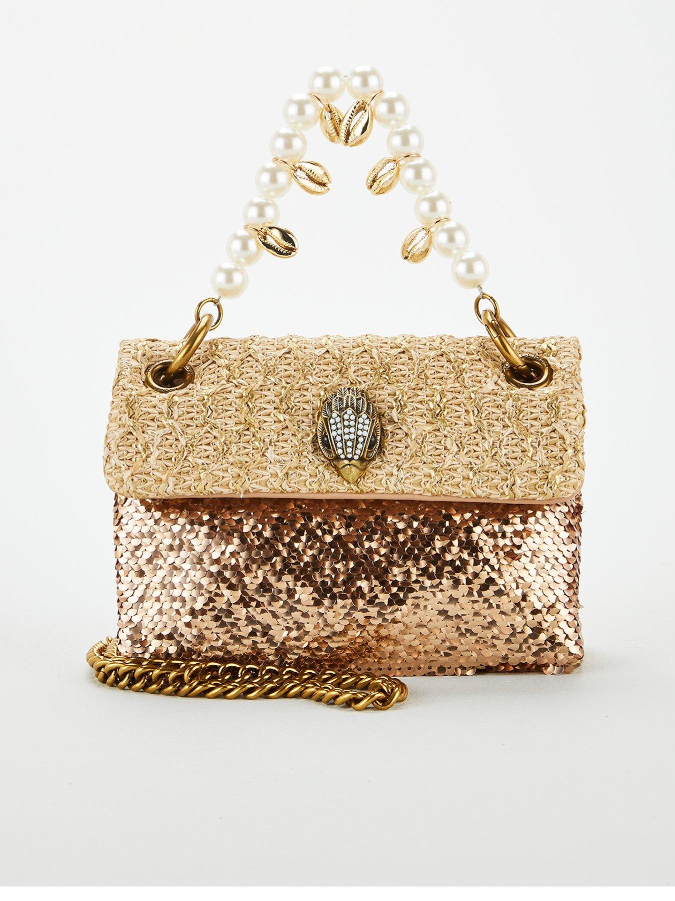 kurt geiger raffia bag