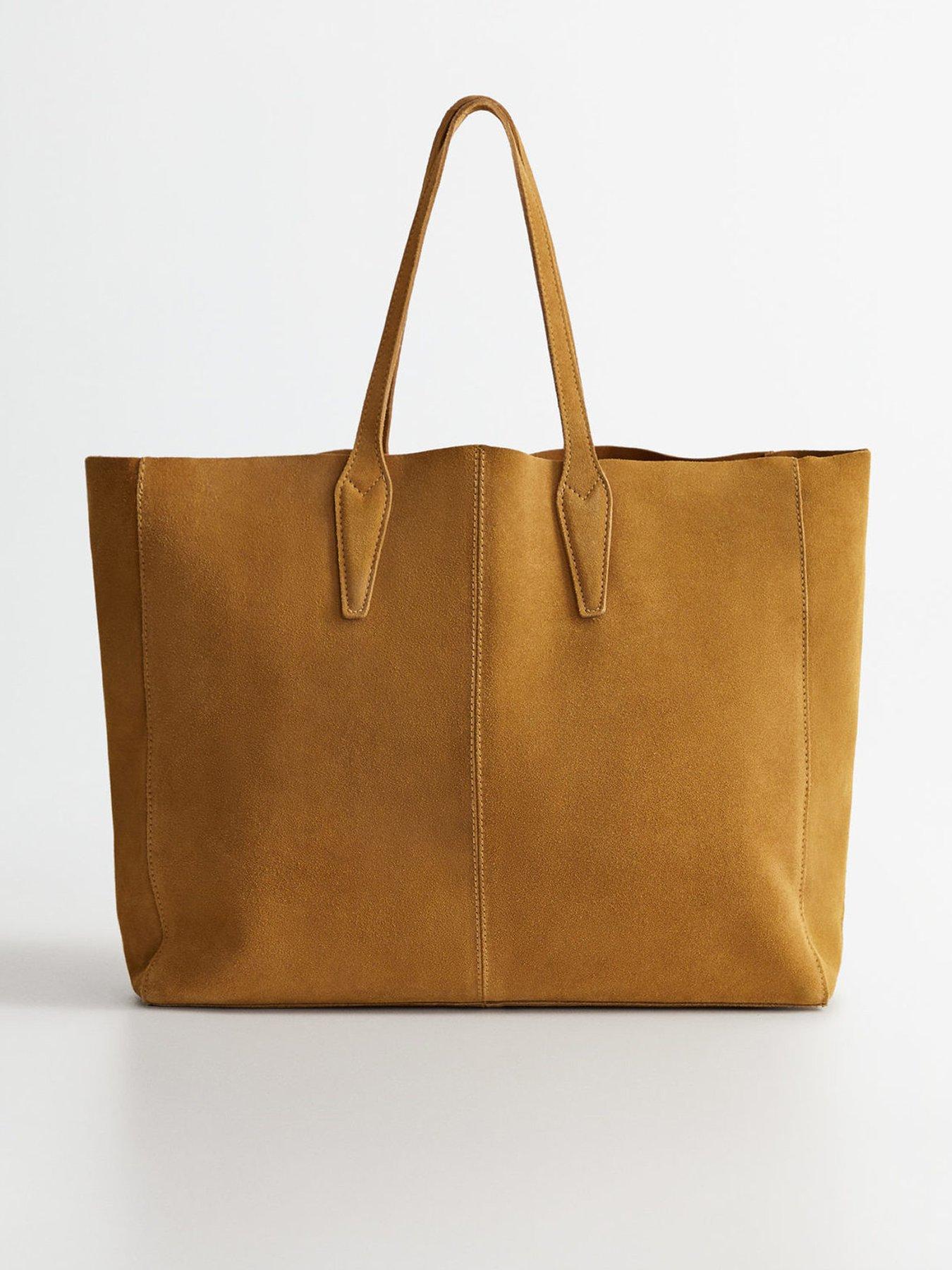 mango suede bag