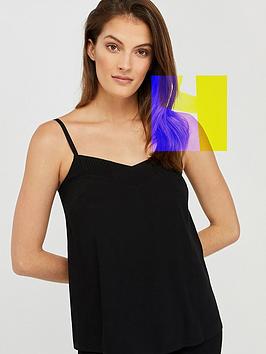 Monsoon Monsoon Mae Pleat Cami - Black Picture