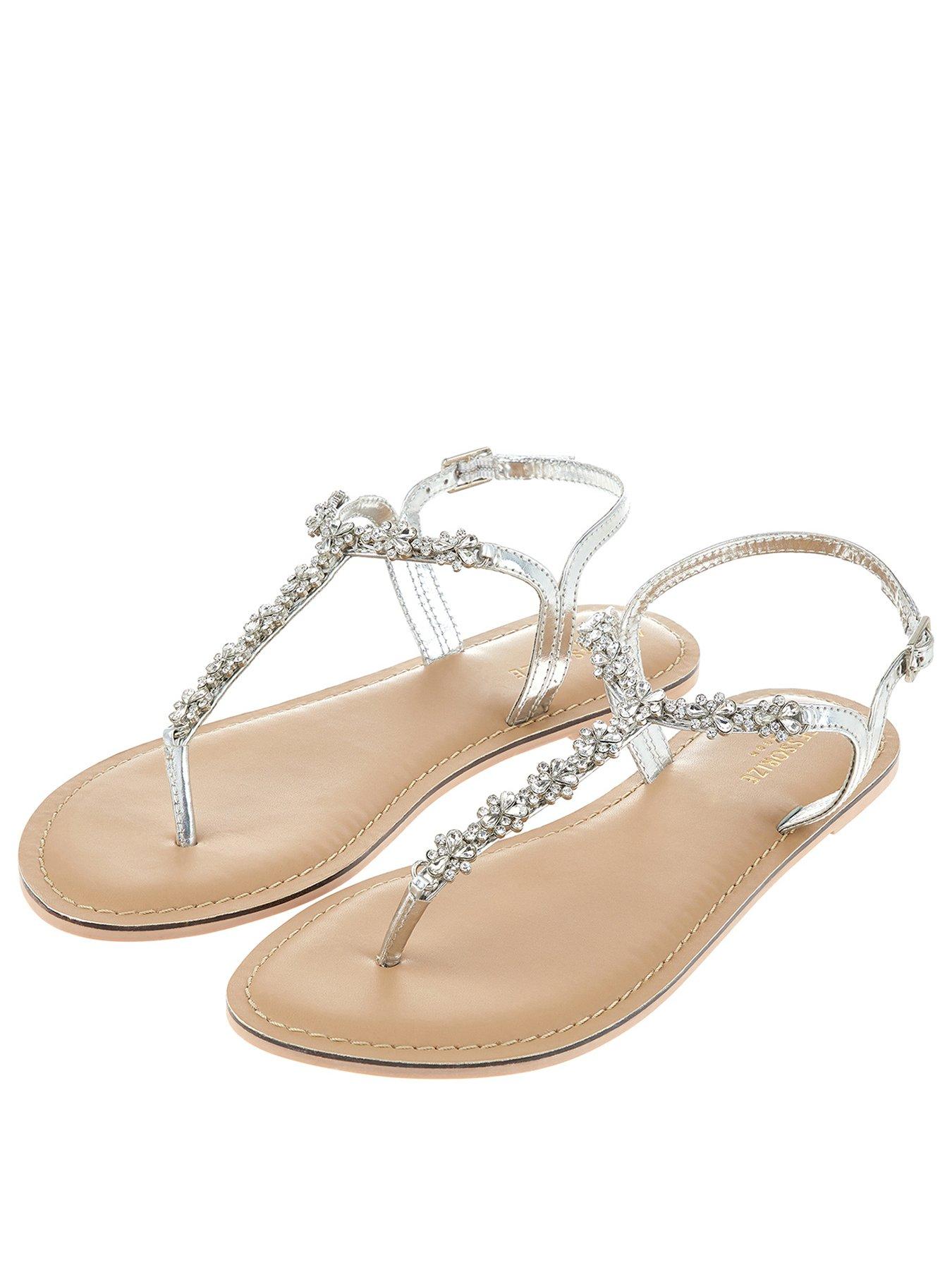 littlewoods silver sandals