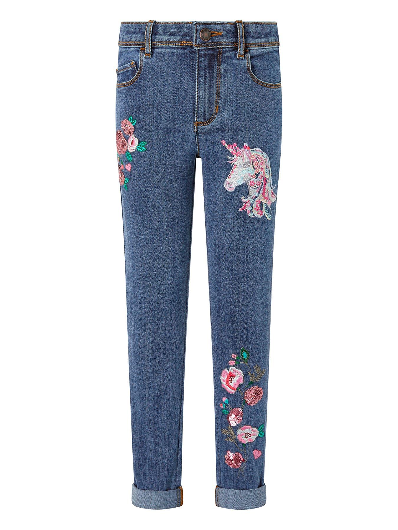 unicorn jeans for girls