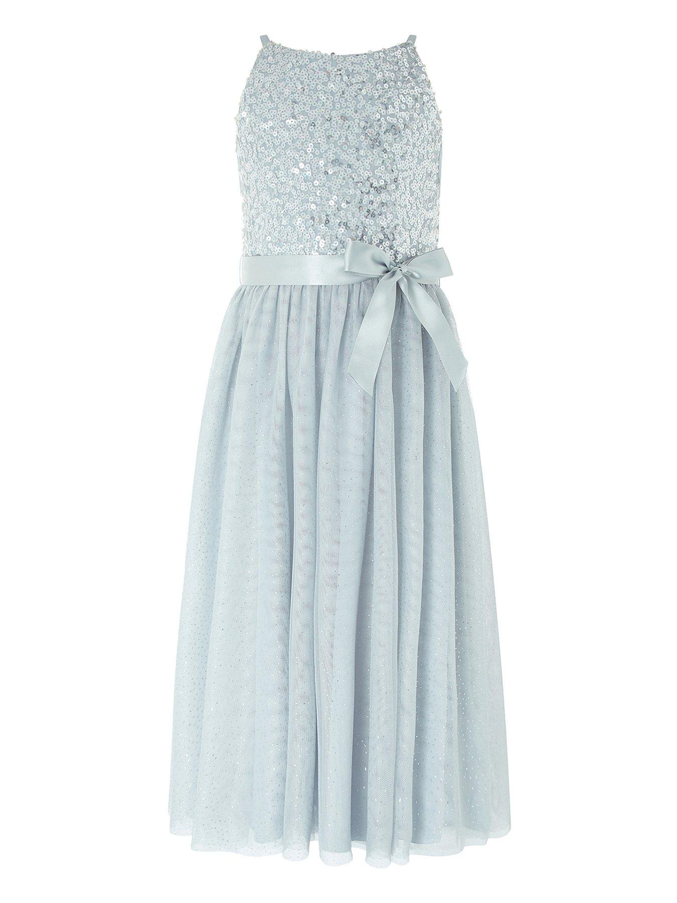 monsoon grey maxi dress