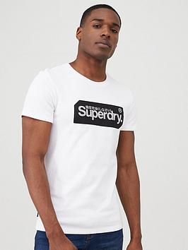 Superdry Superdry Core Logo Tag T-Shirt - White Picture