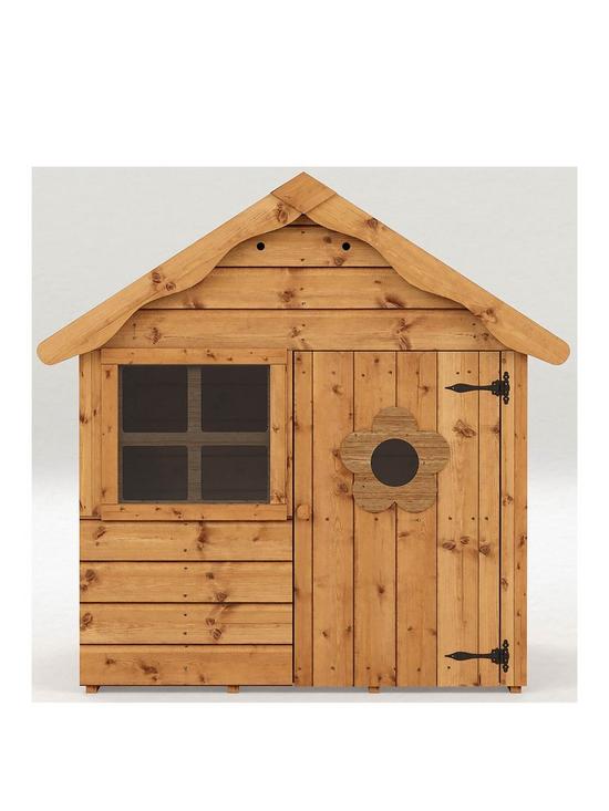 front image of mercia-4x4-snug-playhouse