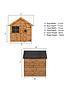  image of mercia-4x4-snug-playhouse