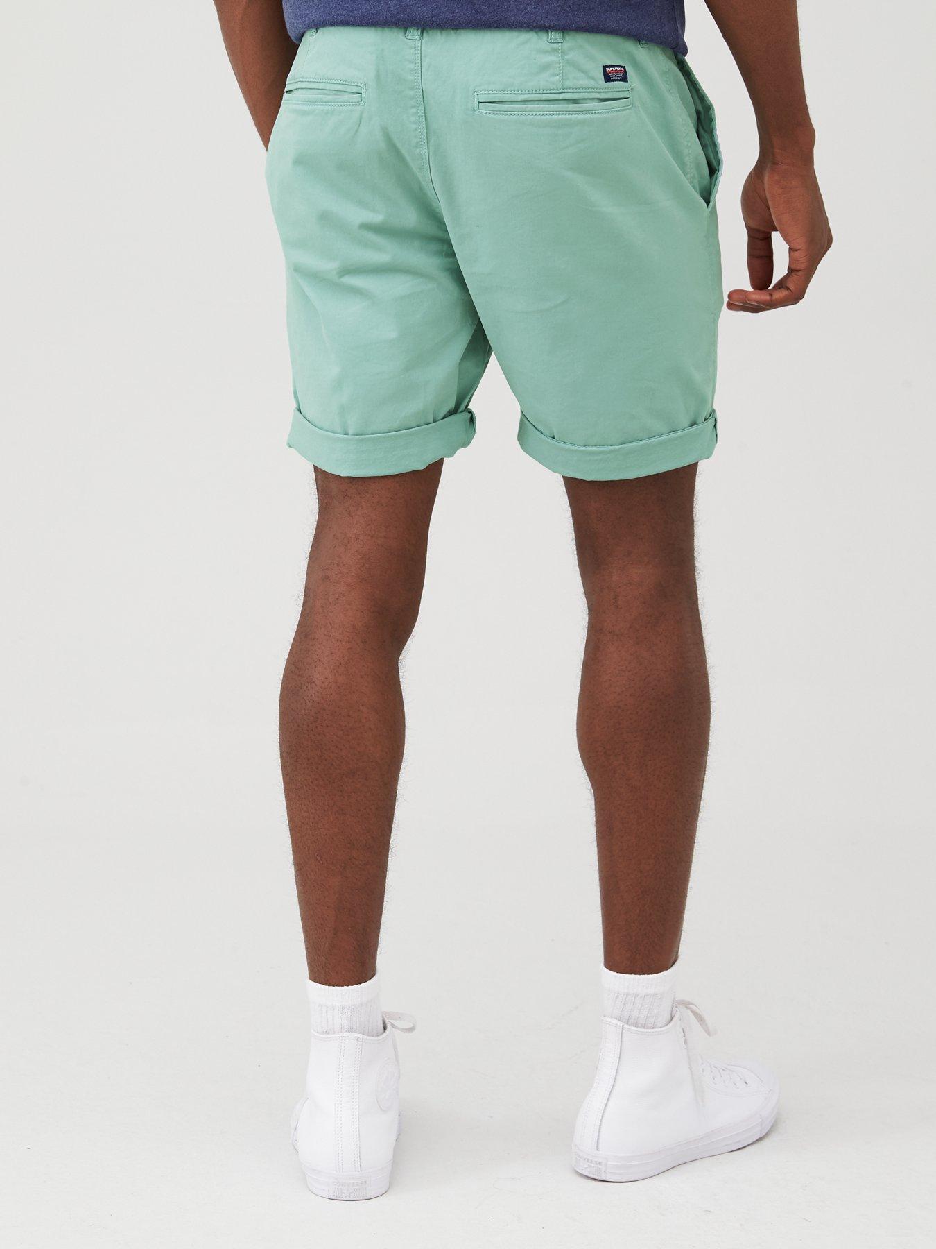 mint chino shorts