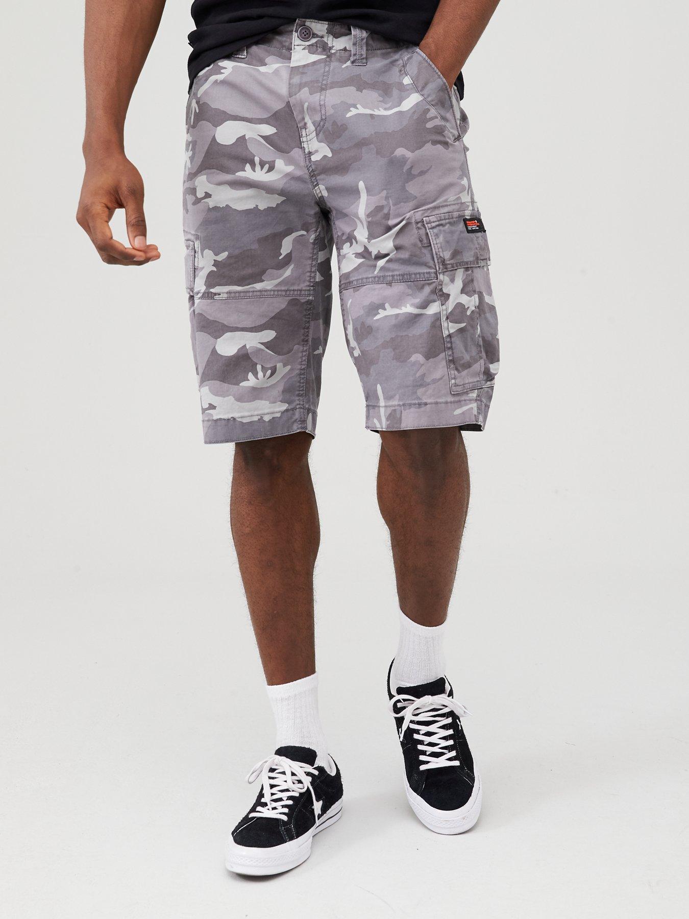 superdry camo cargo shorts