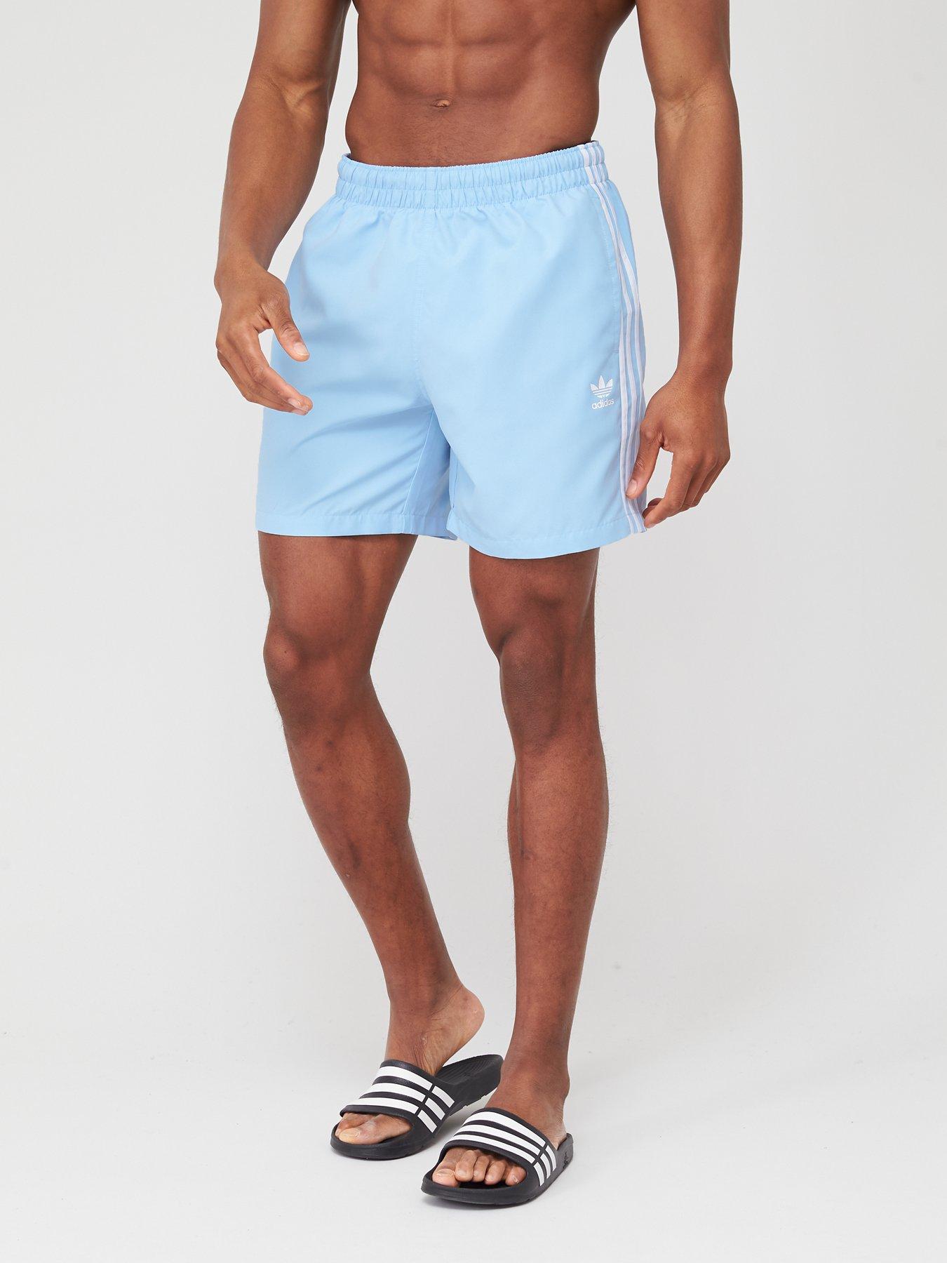 adidas california swim shorts black