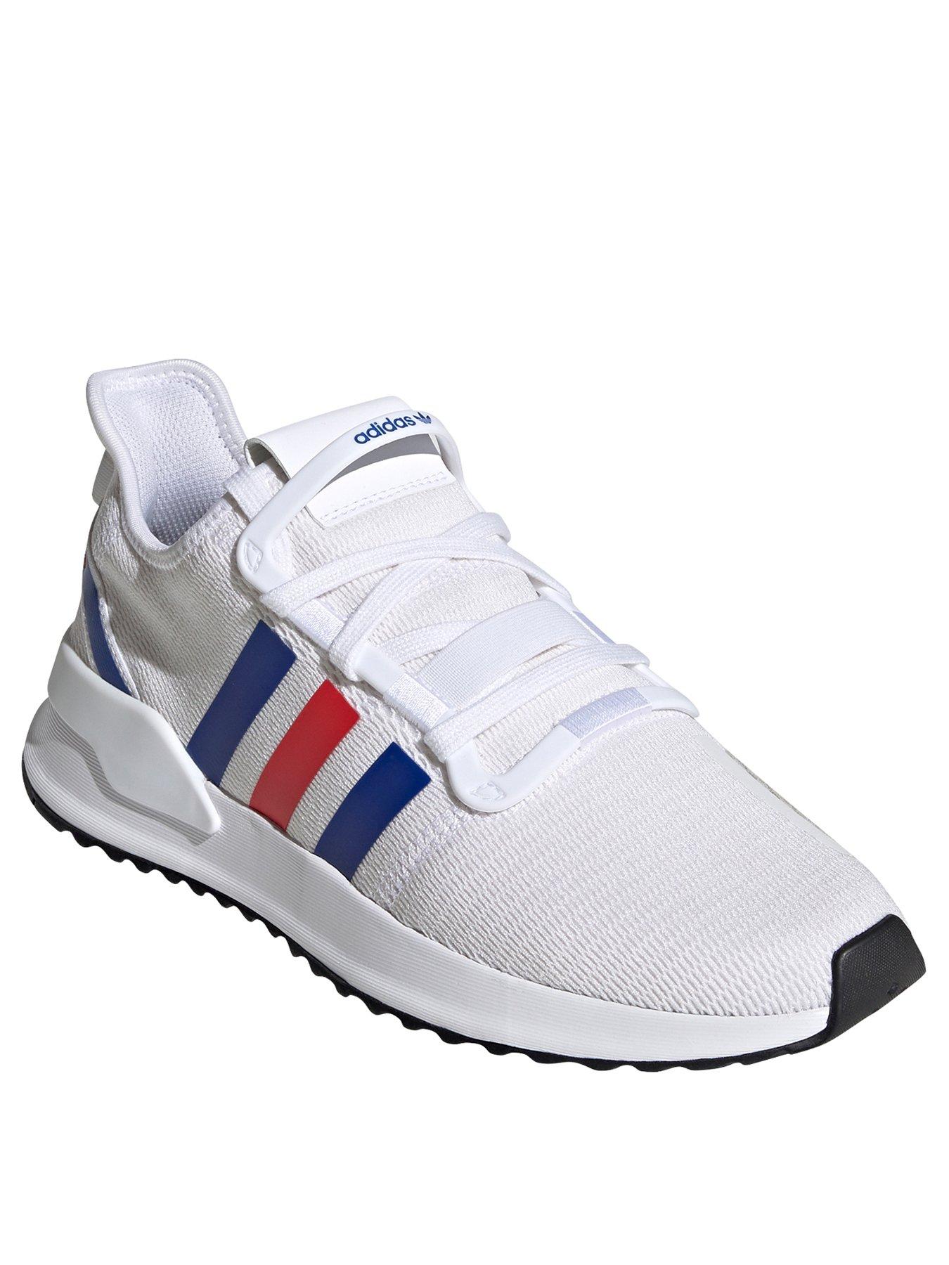 adidas u path white red blue