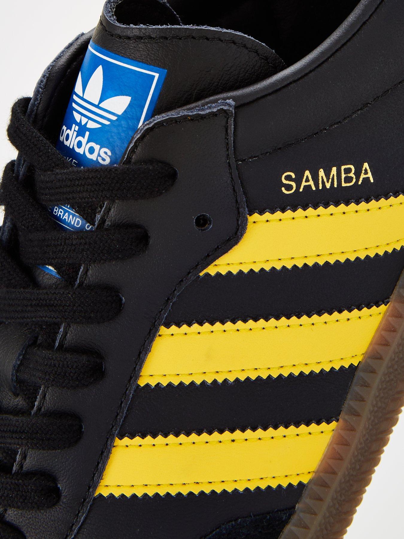 black and yellow samba