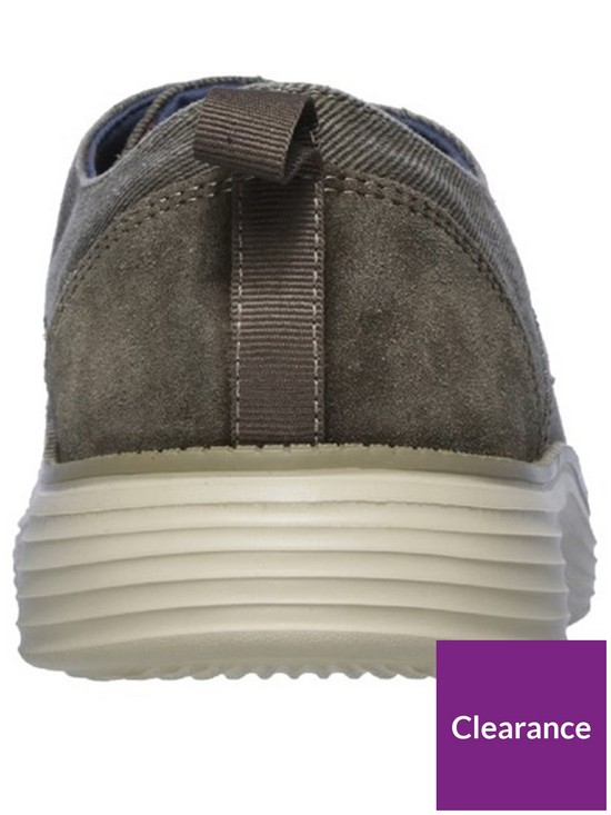 stillFront image of skechers-status-20-lace-up-shoes-taupe
