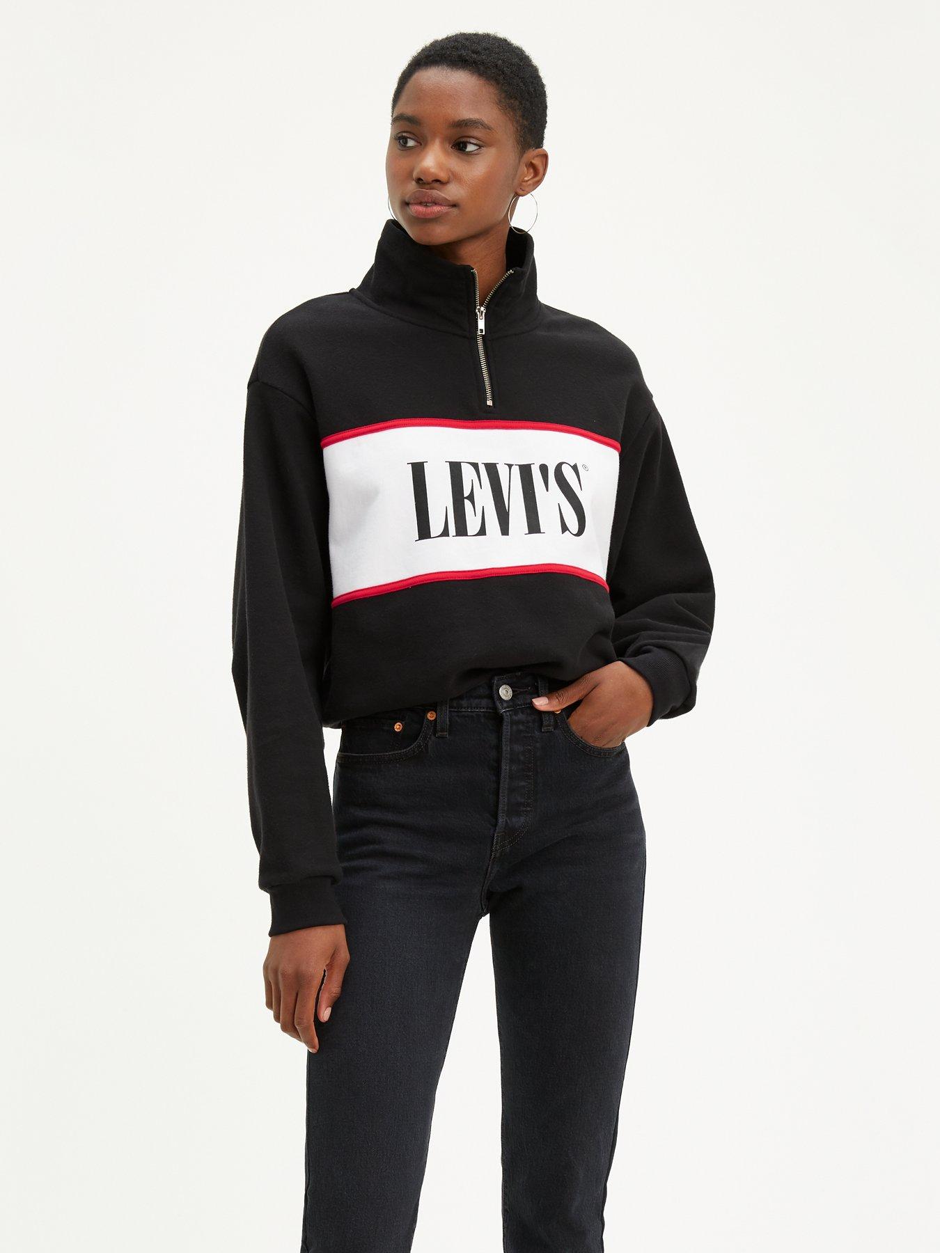 levi's sweatshirt black