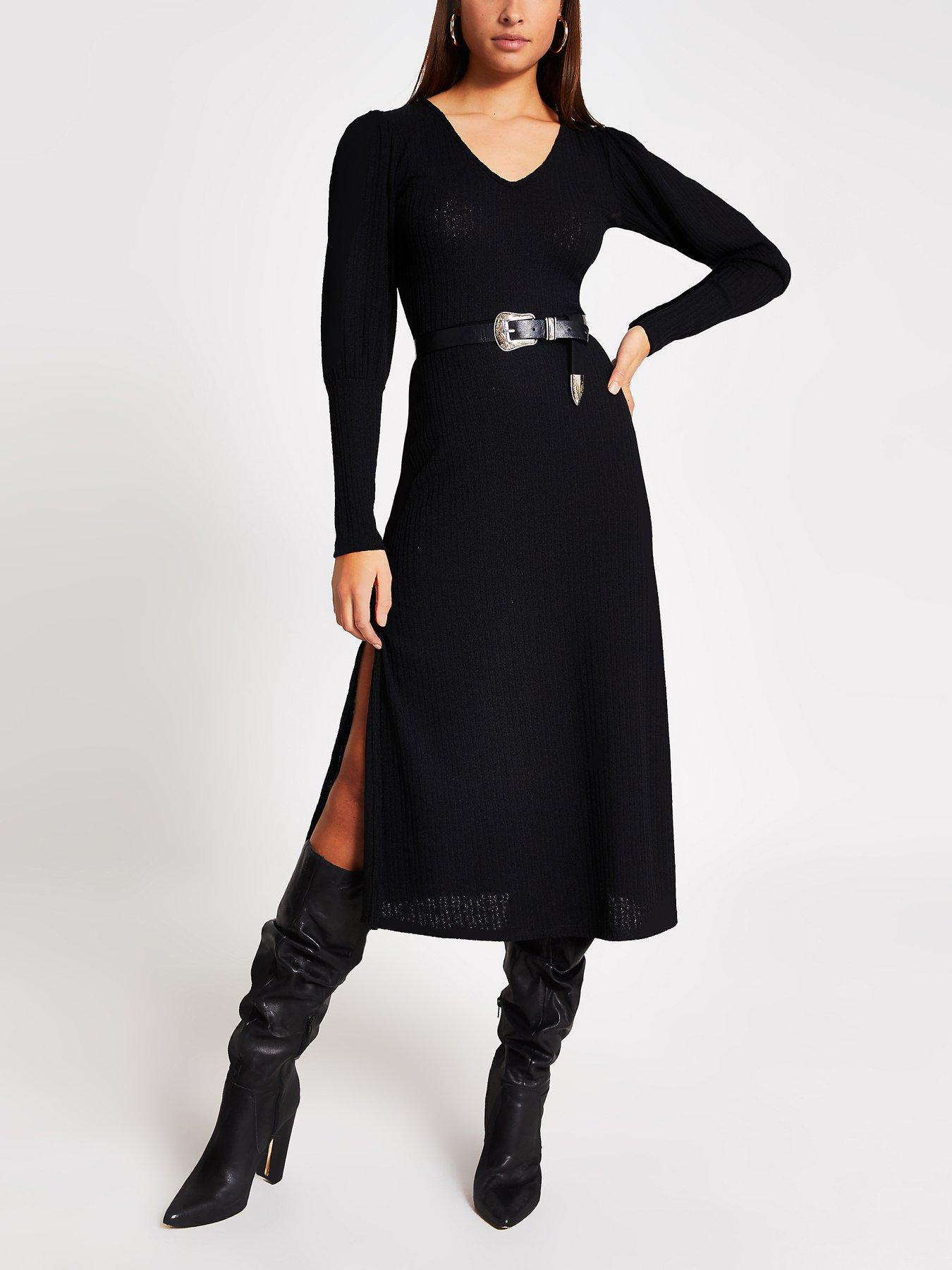 river island jersey dress