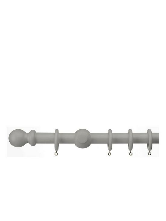 front image of 28-mm-ball-finial-wooden-curtain-pole