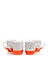  image of sabichi-tangerine-bone-china-set-of-4-mugs