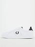  image of fred-perry-b721-leather-trainers-white