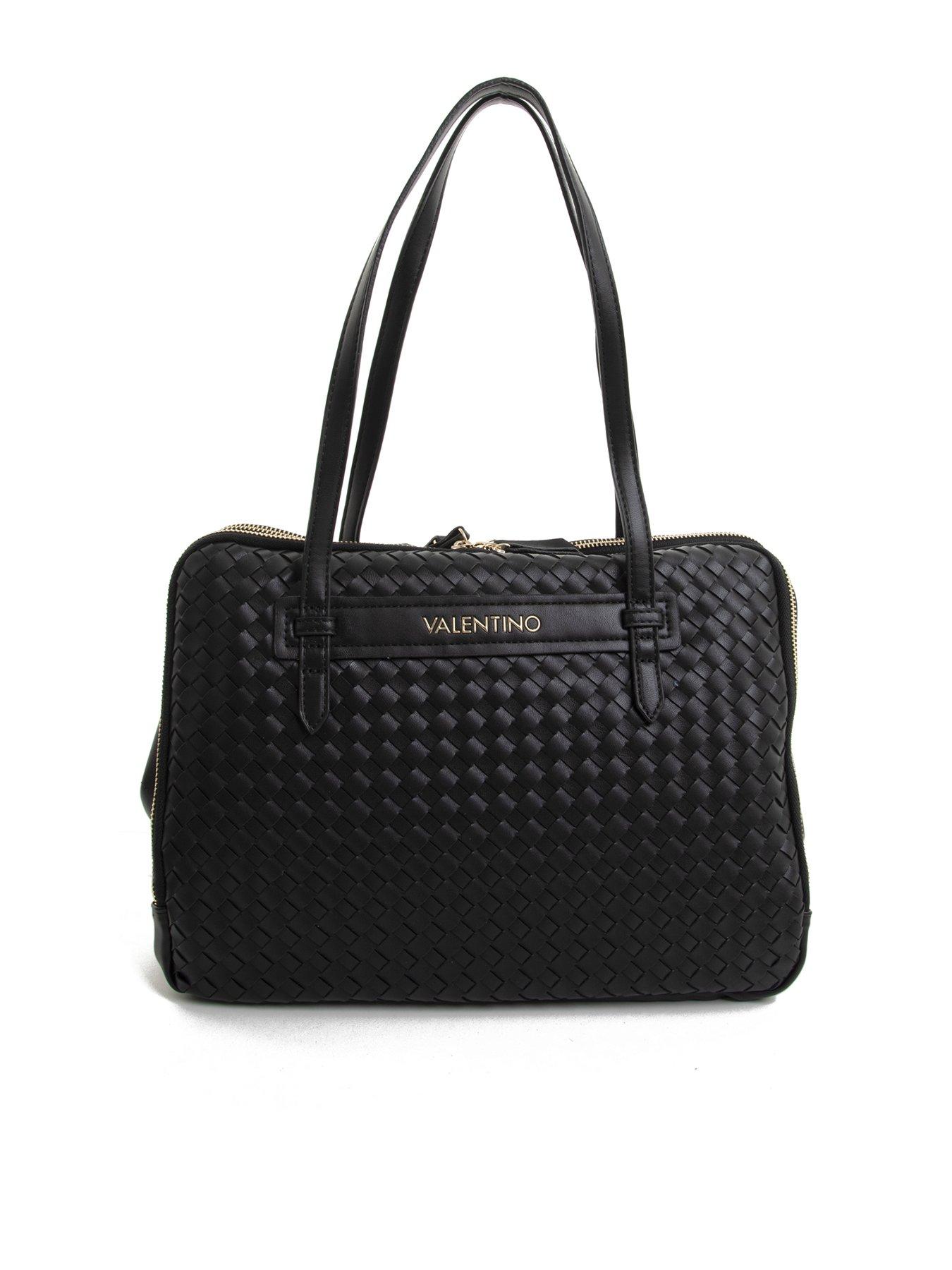 valentino black side bag
