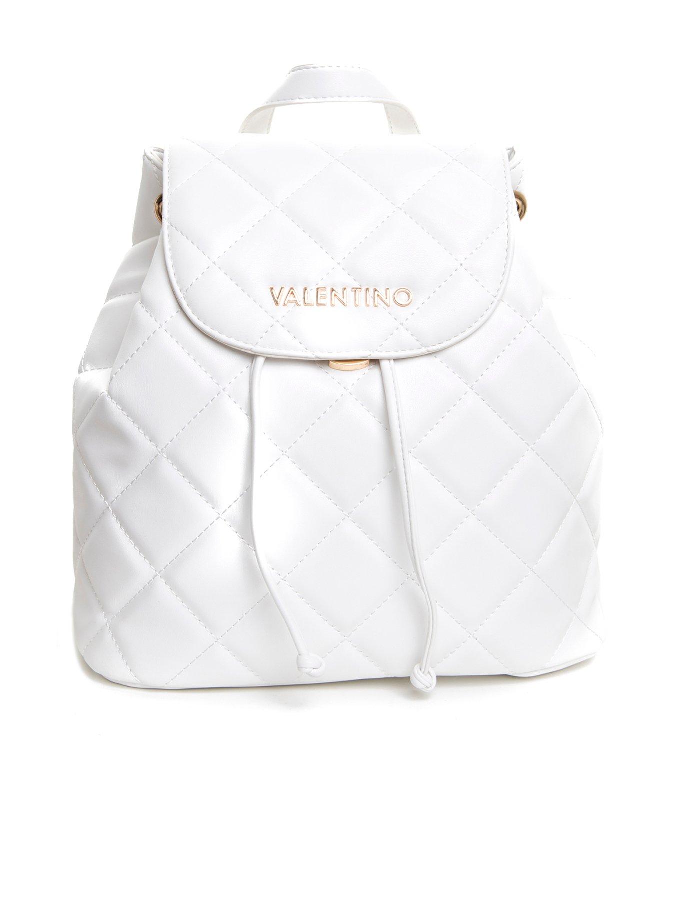 valentino white backpack