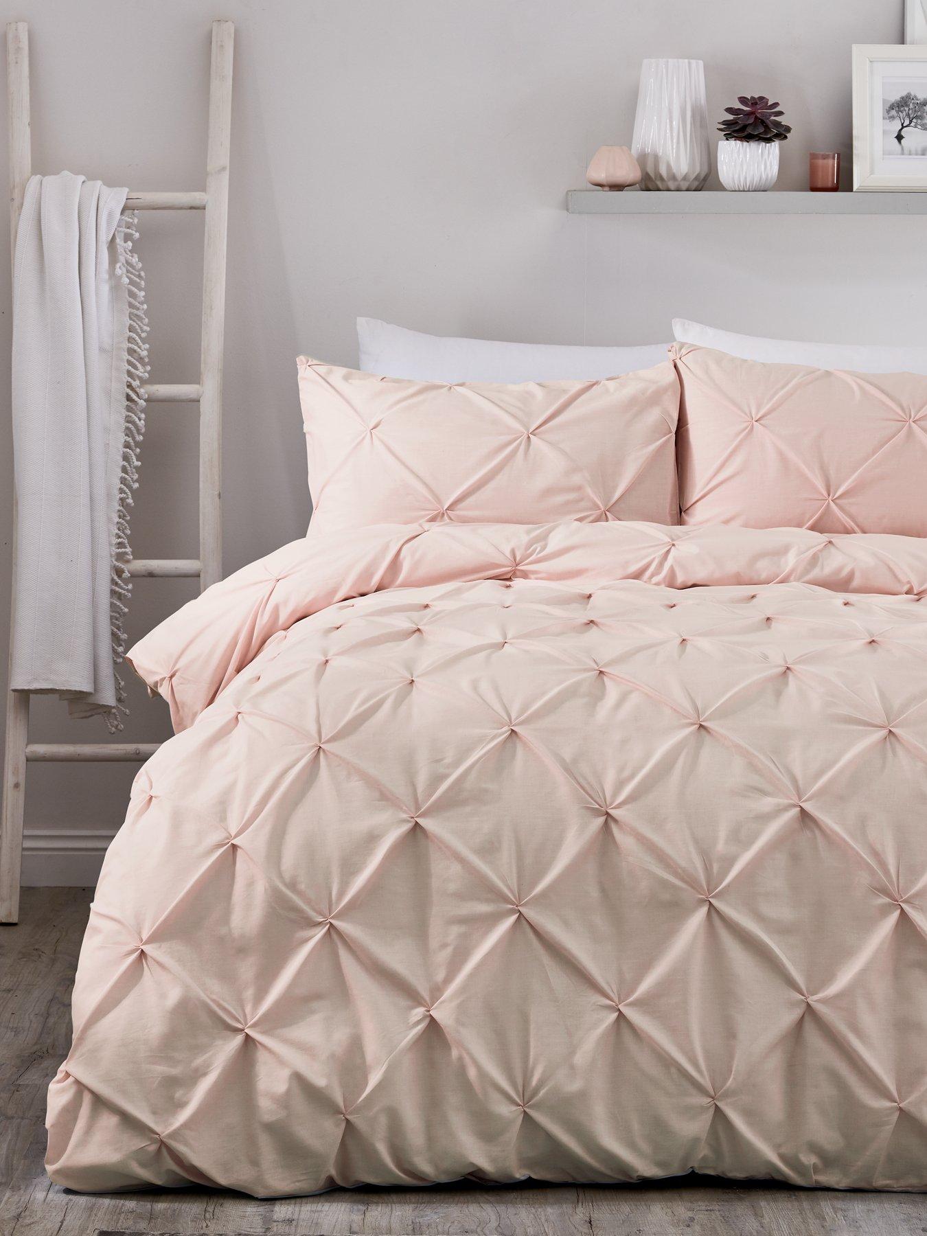 Image 1 of 5 of Serene Lara Duvet Cover Set - Blush