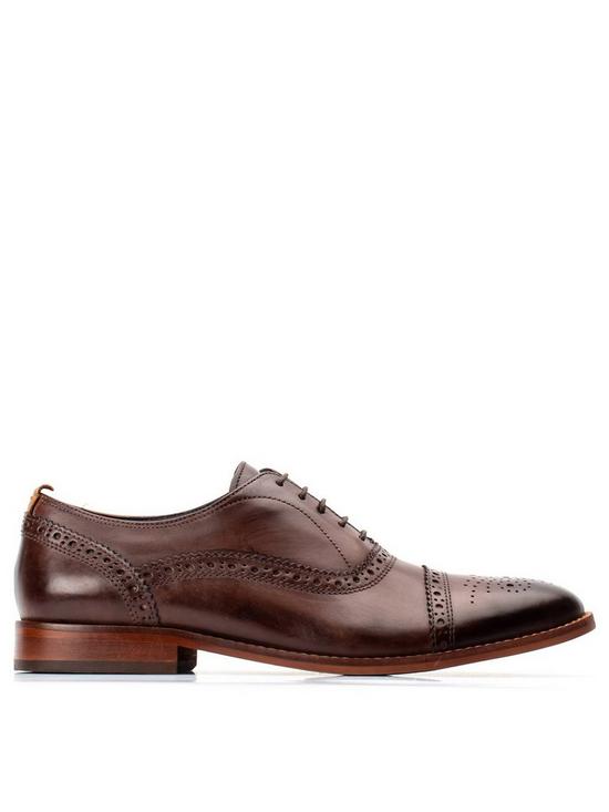 front image of base-london-cast-lace-up-brogue-brown