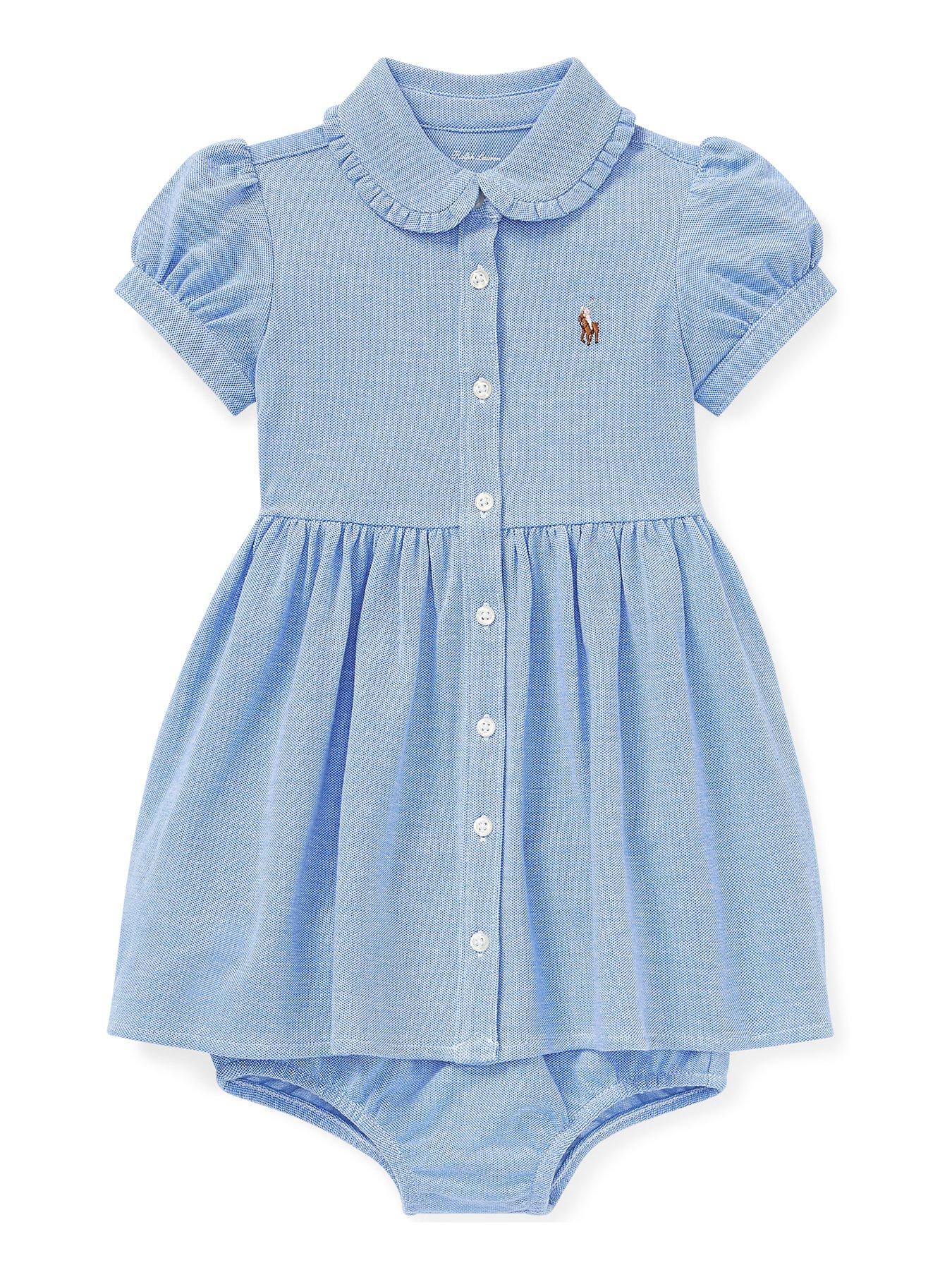ralph lauren baby girl denim dress