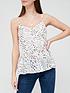  image of v-by-very-gathered-cotton-cami-polka-dot