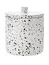  image of premier-housewares-gozo-concrete-cotton-jar