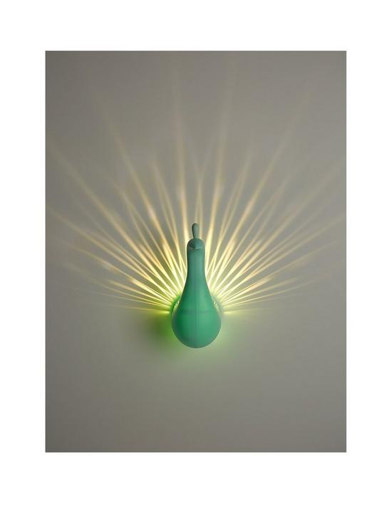 front image of percy-peacock-wall-light