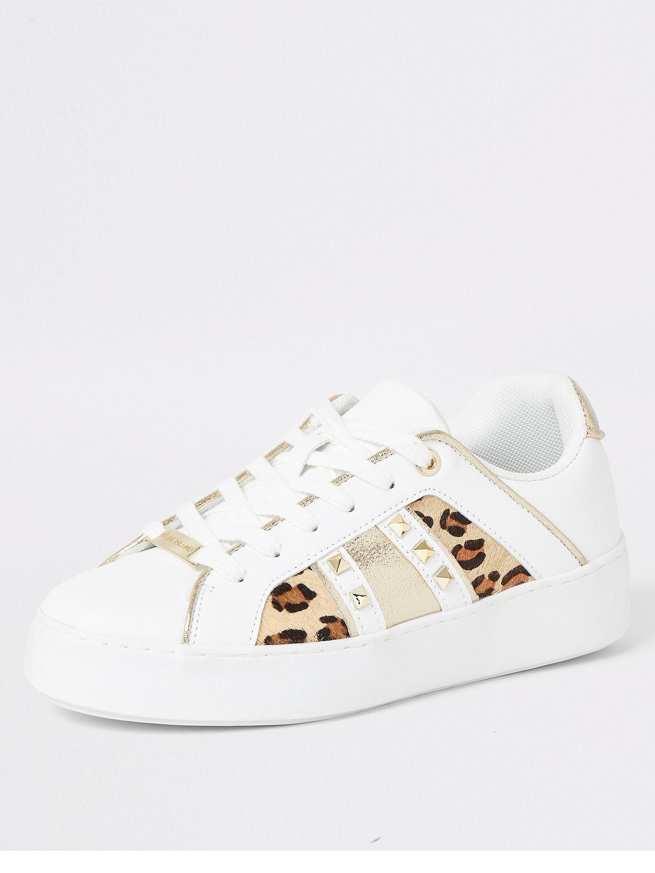 river island animal print trainers
