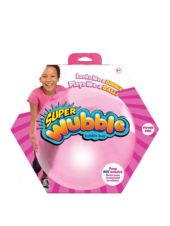 front image of wubble-ball-super-wubble-pink