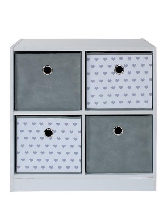 stillFront image of lloyd-pascal-4-cube-storage-unit-with-hearts-greywhite