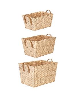 Very Set 3 Natural Baskets Picture